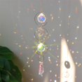 thumbnail image 1 of Campanas De Viento Crystal Wind Chimes Pentagram Prism Light Catcher Cortina Decoración para el hogar (Luna), 1 of 3