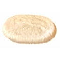 thumbnail image 5 of Soho Luxurious Faux Sheepskin Oval Shape Cream Shag Area Rug, 5 of 5