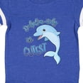 thumbnail image 4 of Inktastic Dolphin-itely the Cutest Boys or Girls Baby Bodysuit, 4 of 5