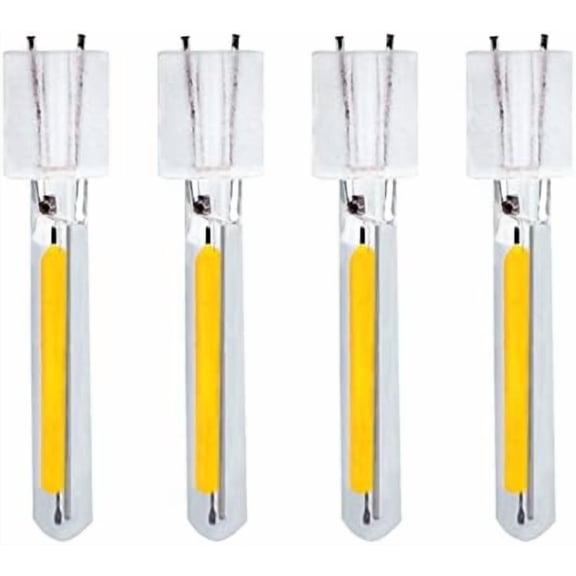 4 Pcs LED Edison Bulb Filament, 1W Bulb Replacement Spare Plug in 2700K Warm White for Outdoor String Lights, S14, ST38, G40$$Art & Craft