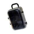 thumbnail image 3 of Trolley Tiny Suitcase Miniature Transparent Cover Candy Box for Collecting Rings, Necklace, Hair Rings, Buttons Wide Application Gift Box Black, 3 of 8