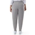 thumbnail image 4 of Terra & Sky Women's Plus Size Fleece Sweatpants, 2-Pack, 4 of 12