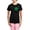 With Pink Camo Pant, variant on CafePress - Buffalo Irish Pajamas - Women's Short Sleeve Print T-Shirt and Pants Dark Cotton Pajama Set