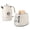 Matte Cream, variant on MegaChef 1.7 Liter Electric Tea Kettle and 2 Slice Toaster Combo in Red
