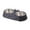 A, variant on Cat & Dog Bowls Stainless Steel Double Bowl Pet Dish Durable Easy to Clean Ideal for Meals and Water Kitty Dining