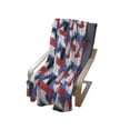 thumbnail image 4 of Abstract Soft Flannel Fleece Throw Blanket, Geometric Grunge Bold Stripes with Brushstrokes Motif, Cozy Plush for Indoor and Outdoor Use, 70" x 90", Violet Blue White, by Ambesonne, 4 of 6