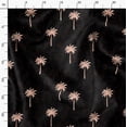 thumbnail image 3 of Soimoi Black Fabric - By the Yard - 56 Inch Wide - Tropical Palm Tree Fabric - Botanical Beauty Meets Avian Elegance Printed Fabric, 3 of 6