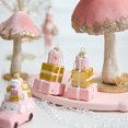 thumbnail image 5 of Guirnalda decorativa colgante navideña de color rosa, adorno navideño de plástico para coche, suministros para fiestas, festivales, adornos para árbol de Navidad, 5 of 5