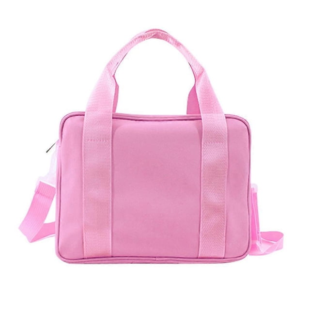Children's Dance Bag Large Capacity Pink Tote Bag For Kids Girls Storage Pouch 1Set
