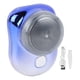 thumbnail image 1 of Mini cortadora de pelo eléctrica, impermeable, recargable por USB, de aleación, color azul, 1 of 14