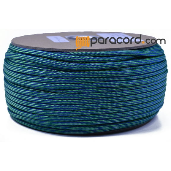 Bored Paracord Brand 550 Type III Paracord - Electro Shock - 250 Feet Spool