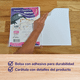 thumbnail image 5 of Papel Opalina 100 Hojas Blancas 225g Carta Paquete Blanco, 5 of 6