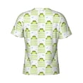 thumbnail image 6 of Qekee Frogs and Dragonflies Classic Fit T-Shirt Men's Shirt Men's Tight Short Sleeves for Exercise, Running, Mountaineering - Frogs and Dragonflies, 6 of 9