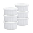 thumbnail image 2 of HIC Kitchen HIC Mini Butter Crock Ramekins, Fine White Porcelain, 2-Inch, 1-Ounce Capacity, Set of 6, 2 of 4
