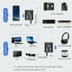 thumbnail image 5 of Dos en uno adaptadores Bluetooth inalámbricos USB 5.0 transmisor computadora televisión computadora portátil altavoz receptor de auriculares, 5 of 6