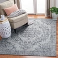thumbnail image 3 of SAFAVIEH Journey Frederick Oriental Machine Washable Area Rug, Light Grey/Dark Grey, 6'7" x 6'7" Square, 3 of 13