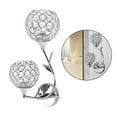 thumbnail image 4 of Modern wall of crystal Light Lamp Shiny Gorgeous Bedroom Sconce Lighting Fixture with 2 Heads, E26/E27 Socket - _Left, 4 of 8