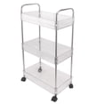 thumbnail image 1 of 3 Tier Kitchen Storage Shelves Multifunctional Rolling Cart Utility Storage Organizer Shelf For Kitchens, Bathrooms, Laundry Rooms, 1 of 8