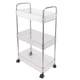 thumbnail image 2 of Estante de almacenamiento de cocina, carrito de almacenamiento móvil multifuncional de 3 niveles para baño, lavandería, lugares estrechos L, 2 of 5