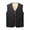Black, variant on Men's Lightweight Puffer Vest Button Down Warm Outdoor Sleeveless Fleece Jacket for Golf Hiking Running Outerwear