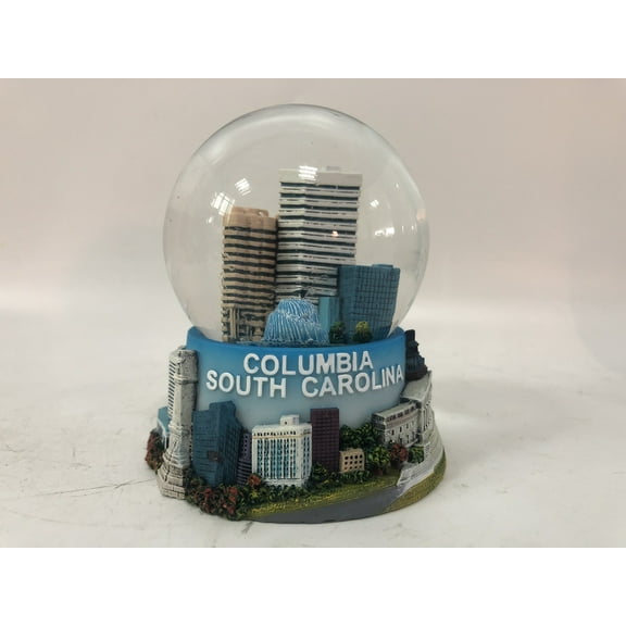 Colombia SC Landmark skyline water globe snow globe 3.5 inches