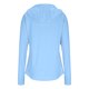 thumbnail image 4 of V Cuello 3/4 Manga Tops para las Mujeres Camisetas de Entrenamiento de Protección Solar Primavera Verano Camisetas, 4 of 7
