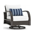 thumbnail image 6 of RST Brands Barcelo 4 PC Aluminum Modern Outdoor Seating Set - Centered Ink/White, 6 of 7