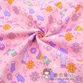 thumbnail image 2 of Hello Kitty de alta calidad imprimió ambos lados cepillado/tela de franela de algodón/poliéster cepillado para vestido de bebé, 2 of 3