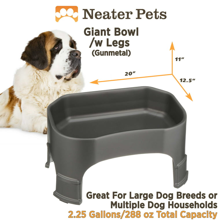 Elevated Dog Bowls for Large or Extra Large Dog. Great Dane, Saint