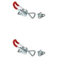 thumbnail image 1 of Shengyu Adjustable Heavy Duty Hook Toggle Clamp Door Bolts Horizontal Type Wear-resistant Hasps Pull with Belt Buckle Type 2 2Set, 1 of 6