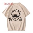thumbnail image 4 of Camiseta de Manga Harajuku, camisa de Anime japonés, Jujutsu Kaisen, Gojo Satoru, camisetas gráficas Yuji Itadori, camiseta Unisex genial, 4 of 5