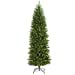 thumbnail image 3 of 7ft. Slim Green Mountain Pine Artificial Christmas Tree with 300 Clear LED Lights, 3 of 10