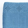 thumbnail image 5 of Beautiful by Drew Barrymore 6-Piece Textured Bath Towel Set, Soft 100% Cotton, Winter Sky, 5 of 5