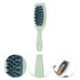 thumbnail image 3 of Unique Bargains 1 Pc Wave Edge Hair Shampoo Brush for Head Massage 8.86"x2.83"x1.3" Deep Green, 3 of 6