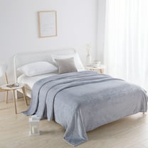 kchsji Solid Color Fleece Blanket, Ultra Soft Velvet Plush Throw, Large Couch Bed Cover, Decorative Warm Blanket for All Seasons, Machine Washable Home Essential