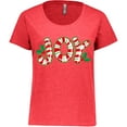 thumbnail image 3 of Inktastic Candy Cane Joy Women's Plus Size T-Shirt, 3 of 5