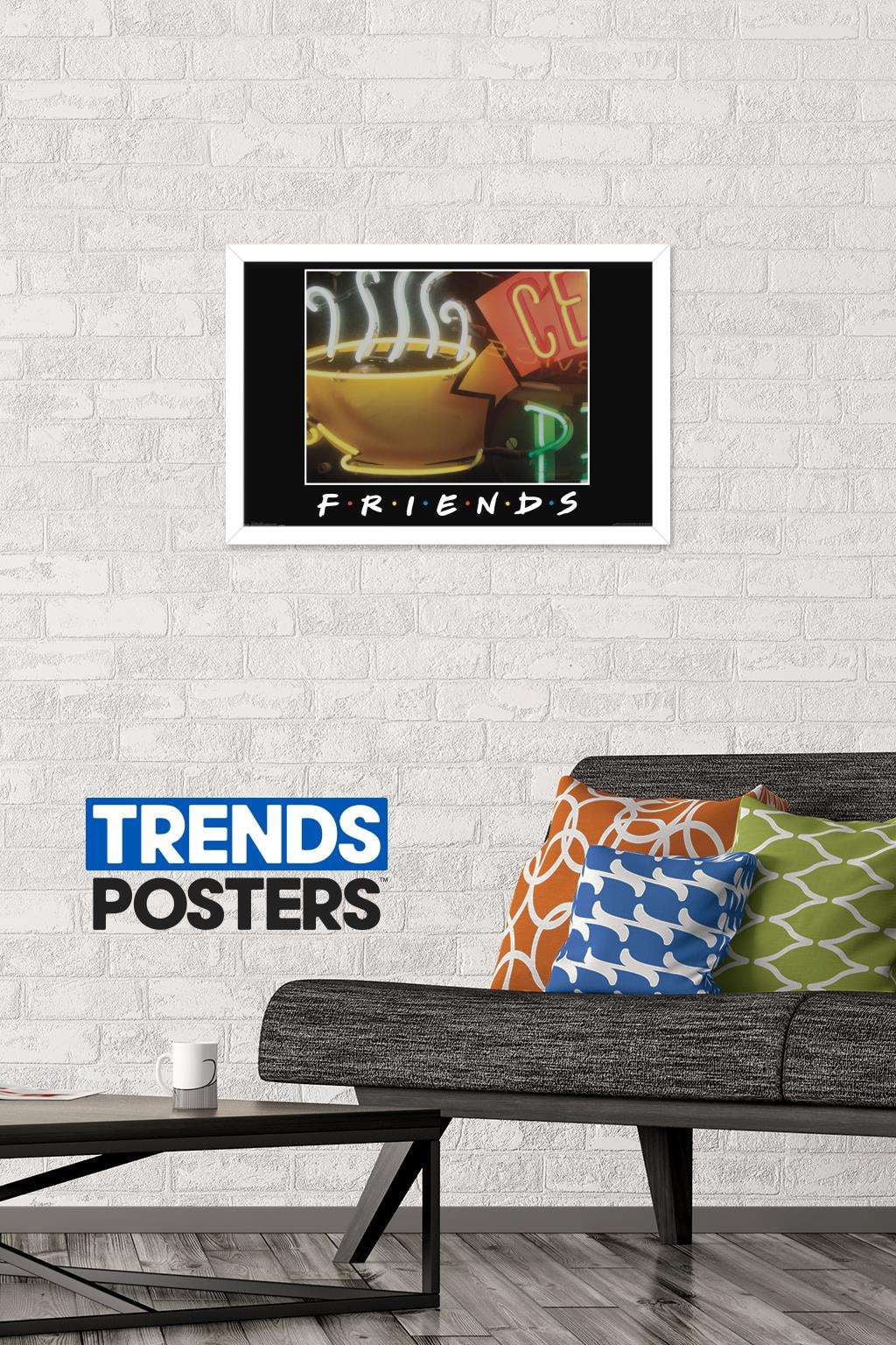 Friends - Coffee Wall Poster, 14.725" x 22.375", Framed