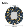 thumbnail image 4 of KLL Scarf Ski Shoes sock Pattern Shower Cap & Bath Cap for Women,Reversible Oversized Waterproof Shower Caps for all Hair Lengths,Elastic Reusable Bathing Hair Cap, 4 of 6