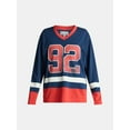 thumbnail image 5 of No Boundaries Hockey Jersey Style Shirt with Long Sleeves, Men's and Big Men's, 5 of 5