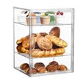 thumbnail image 5 of Eolstice Adjustable Clear Pastry Display Case, 4-Tier Countertop Storage With Magnetic Door, Transparent Bakery Showcase For Kitchen Countertops And Commercial Use, 5 of 9