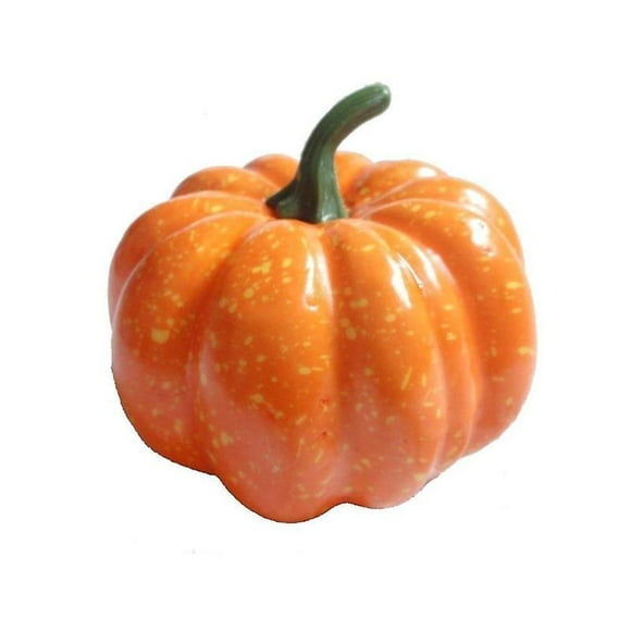 12 piezas de calabaza artificial para decoraciones de Halloween.