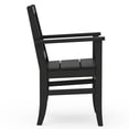 thumbnail image 6 of Better Homes & Gardens by POLYWOOD Southlake Outdoor Dining Arm Chair (2 Chairs) in Black, 6 of 14