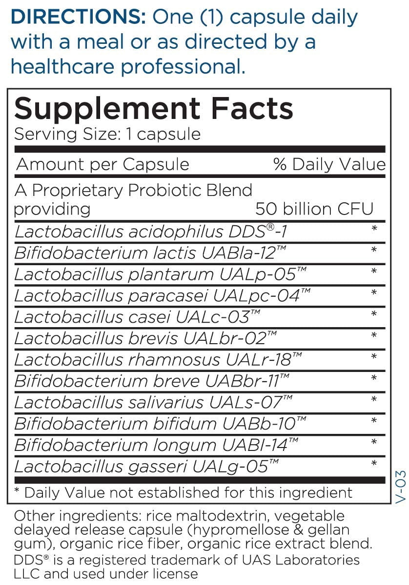 Metabolic Maintenance BioMaintenance - 50 Billion CFU 12 Strain Formula - Shelf Stable Daily Probiotic - Gut & Immune Support - Hypoallergenic - 60 Servings - 60 Capsules