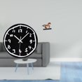 thumbnail image 2 of Reloj de pared con escultura acrílica, adorno moderno, silencioso, minimalista, estatua de caballo, obra de arte coleccionable decorativa para, 2 of 8