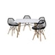 thumbnail image 1 of Comedor Vento 4 personas rectangular Negro, 1 of 8
