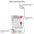 thumbnail image 4 of DistinctInk Custom SKIN / DECAL compatible with OtterBox Commuter for iPhone 11 Pro (5.8" Screen) - John 3:16 - Pink Teal - For God So Loved The World, 4 of 5