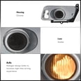 thumbnail image 4 of AJP Distributors Smoked Driving Fog Lights Bumper Lamps Set LH RH + Bulbs Switch Wiring Harness Kit Compatible/Replacement For Honda Civic EG EJ Coupe Hatchback 2/3Door 1992 1993 1994 1995 92 93 94 95, 4 of 9