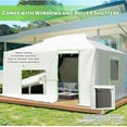thumbnail image 3 of 12X14Ft White Gazebo Cover - All Season Waterproof Enclosure with Mesh Windows Five, 3 of 8