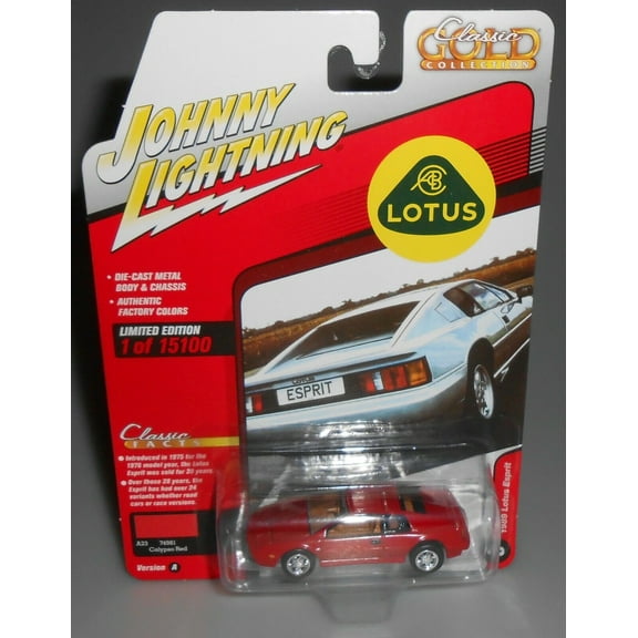 JLSP188A Johnny Lightning 1989 Lotus Esprit  Calypso Red JLSP188A