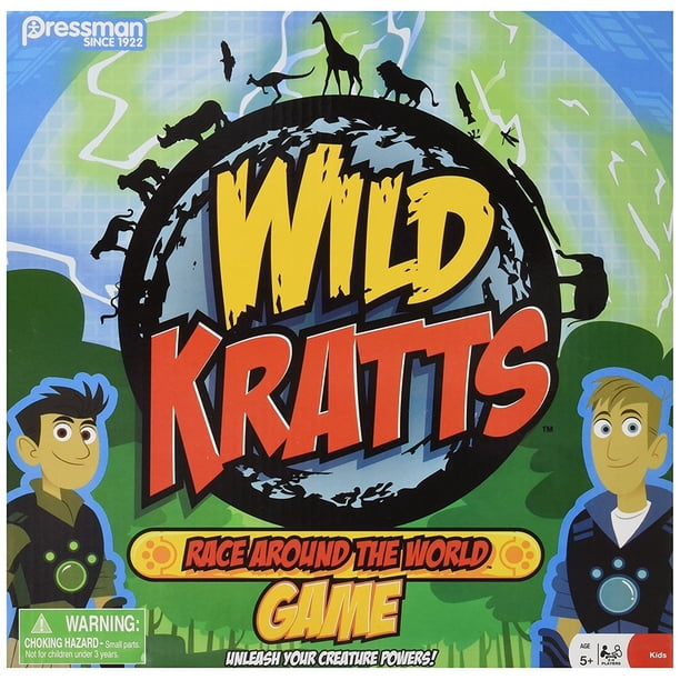 Juego de mesa Pressman Wild Kratts Race Around the World 5+